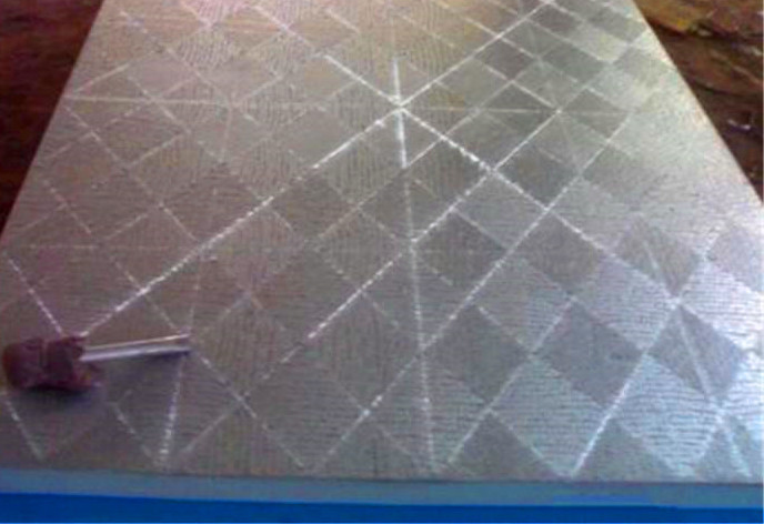 鑄鐵平板刮研工藝